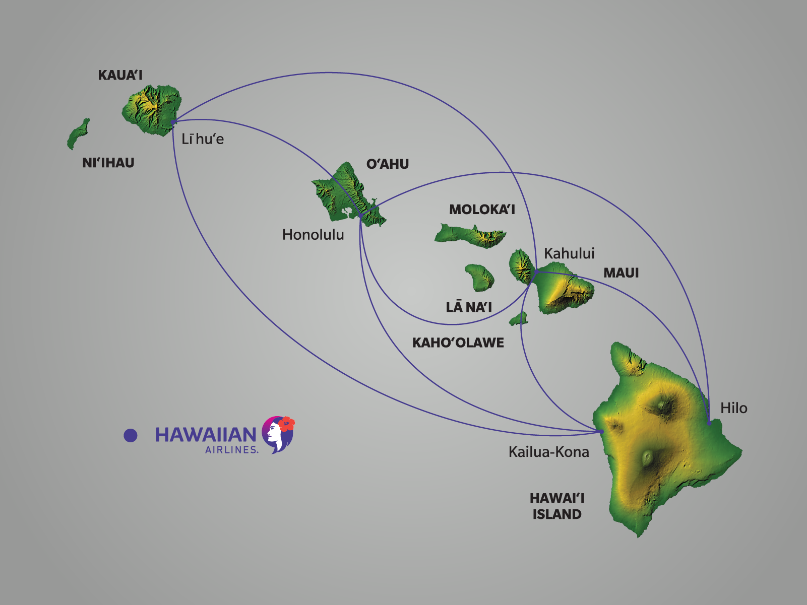 hawaii-routes